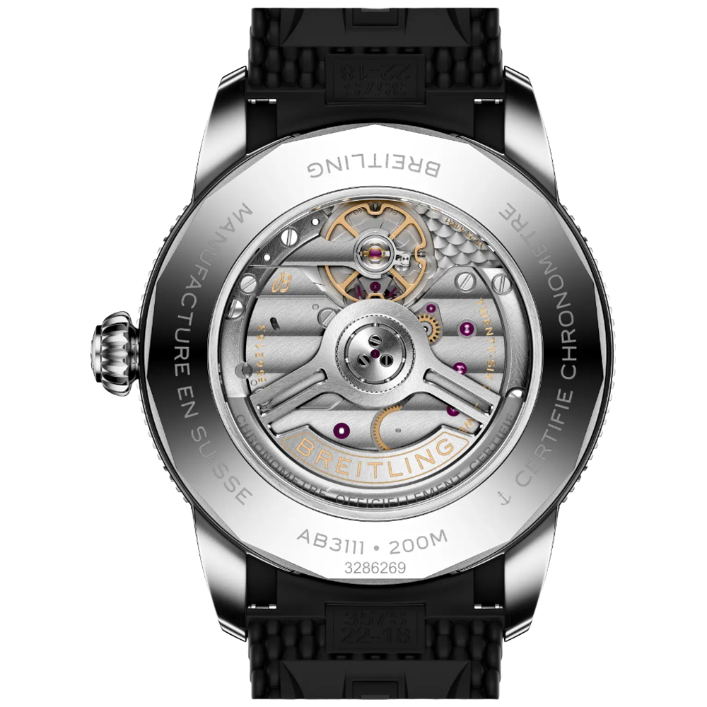 Breitling AB3111241B1S1 Superocean Heritage Automatic B31 42 svart baksida