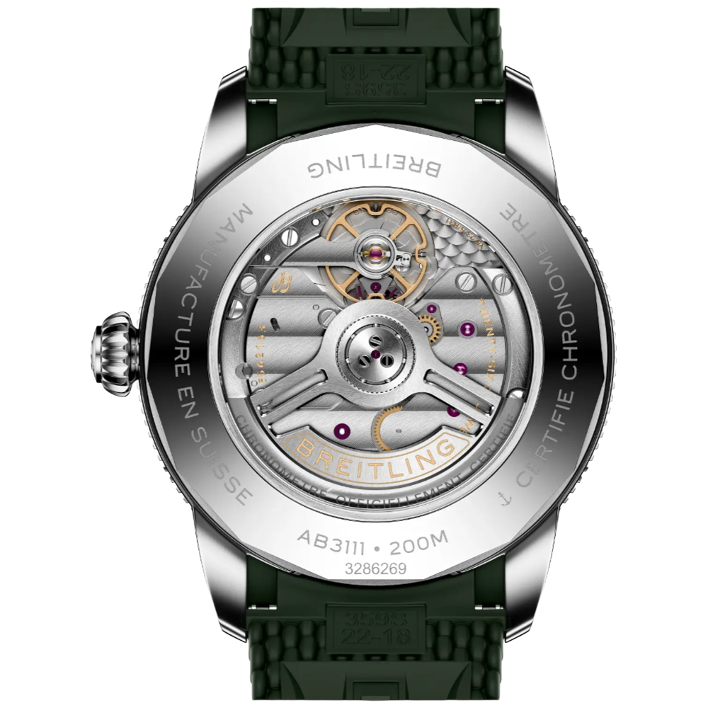 Breitling AB3111361L1S1 Superocean Heritage Automatic B31 42 grön baksida