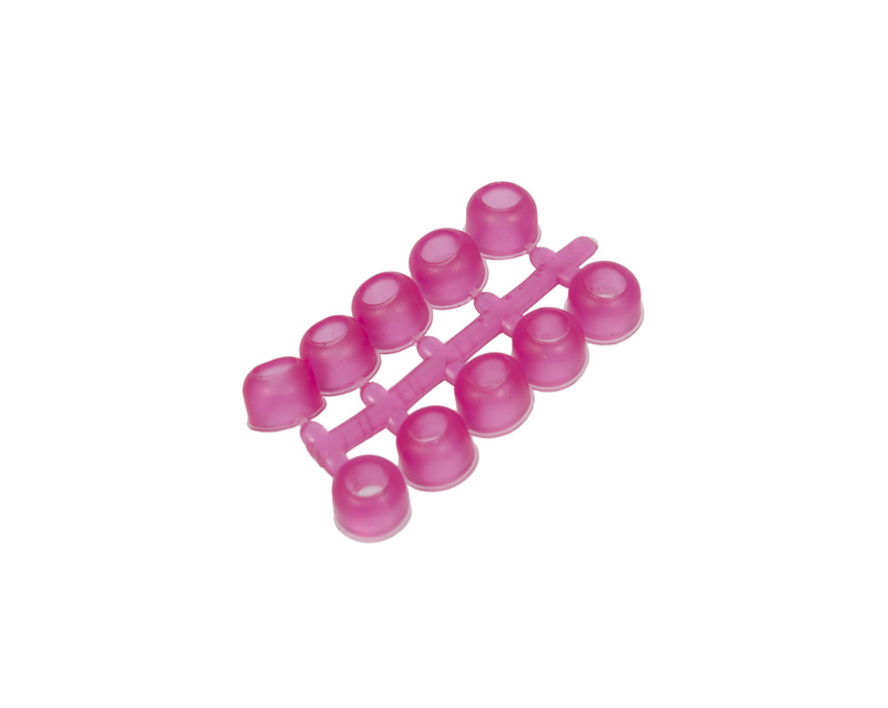 Broddplugger rosa gummi 60 stk