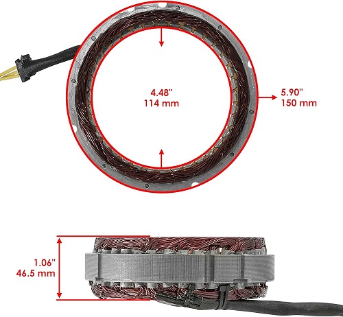 Statorlindning Honda CB750 K0-K  (31102-300-035)   - 2