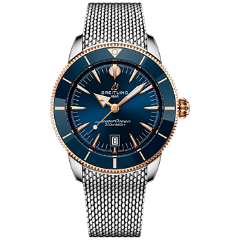 Breitling UB3112161C1A1 Superocean Heritage Automatic B31 44 blå stål och 18 k rött guld