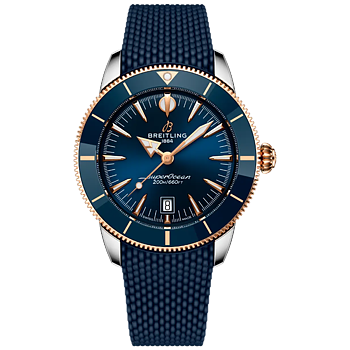 Breitling UB3112161C1S1 Superocean Heritage Automatic B31 44 blå stål och 18 k rött guld