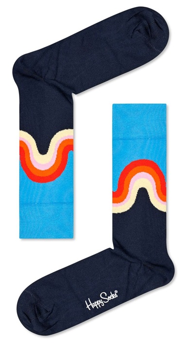 4- Pack Happy Socks Navy Socks Gift Set - 5