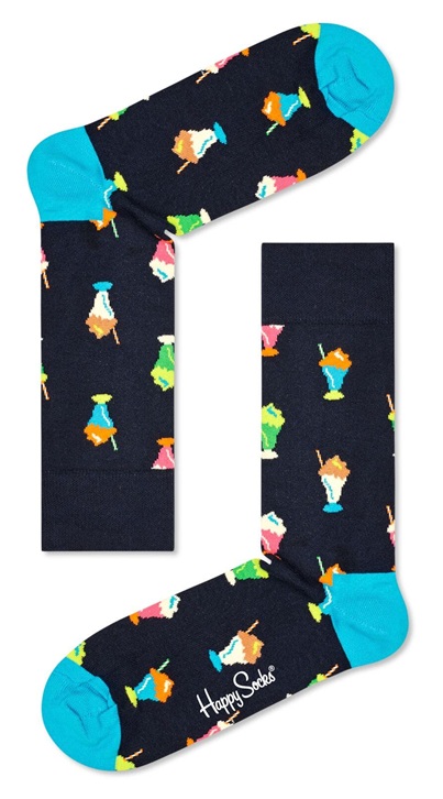 4- Pack Happy Socks Navy Socks Gift Set - 2