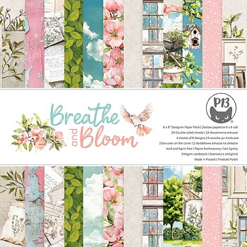 Breathe and Bloom 6x6 Inch Paper Pad 