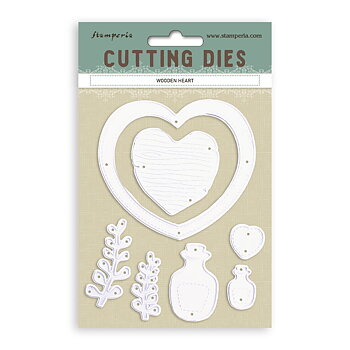 Cutting Dies A6 - Wooden heart