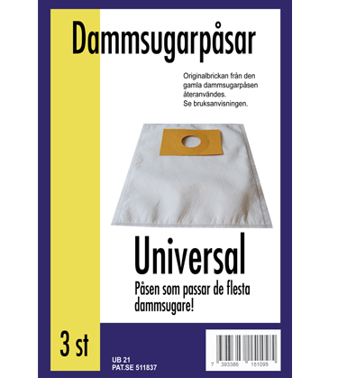 S.O.S  universal dammsugarpåsar