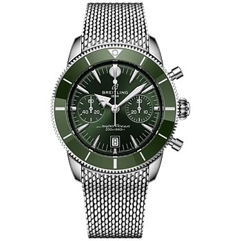 Breitling AB0156361L1A1 Superocean Heritage Automatic B01 Chronograph 42 grön