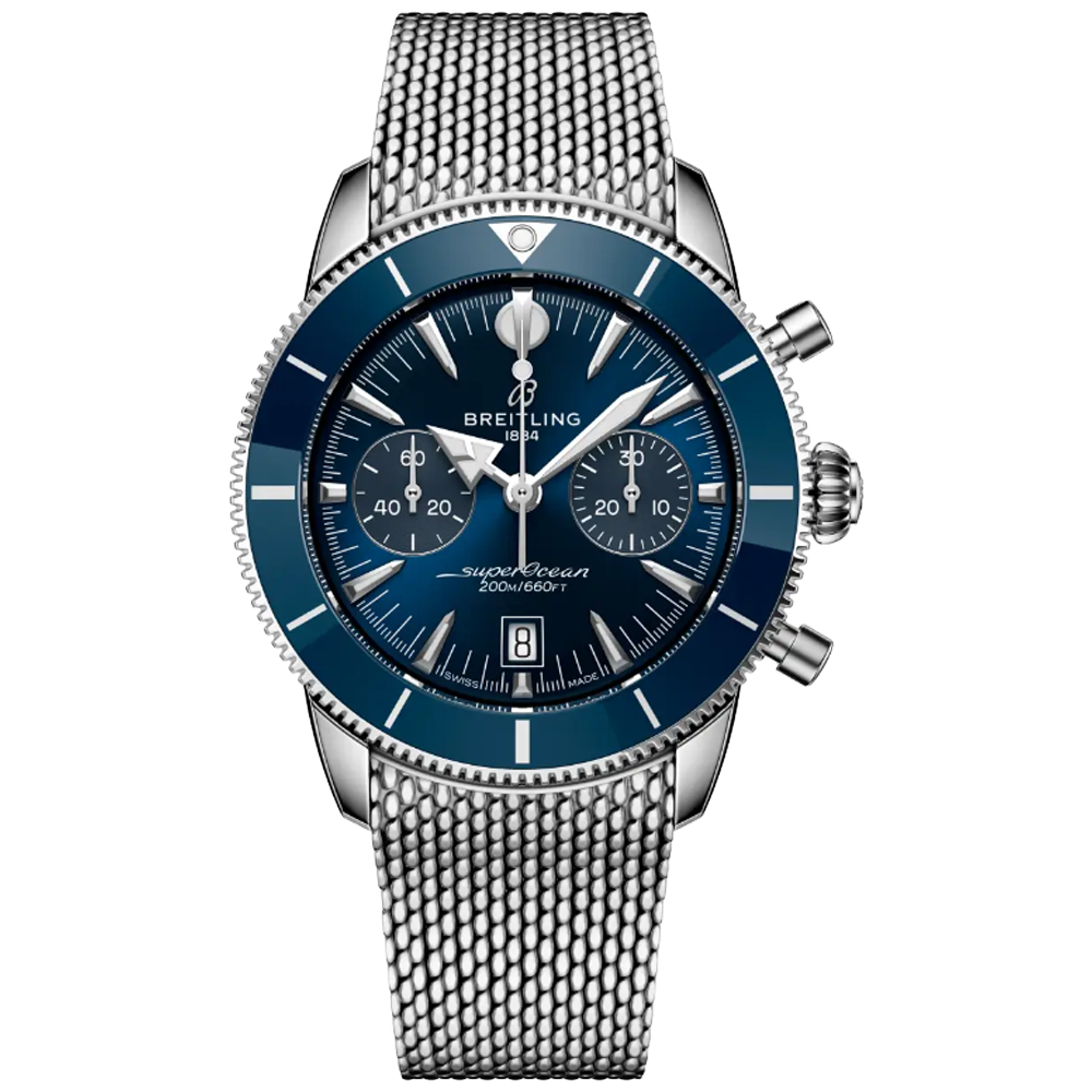 Breitling AB0156161C1A1 Superocean Heritage Automatic B01 Chronograph 42 blå
