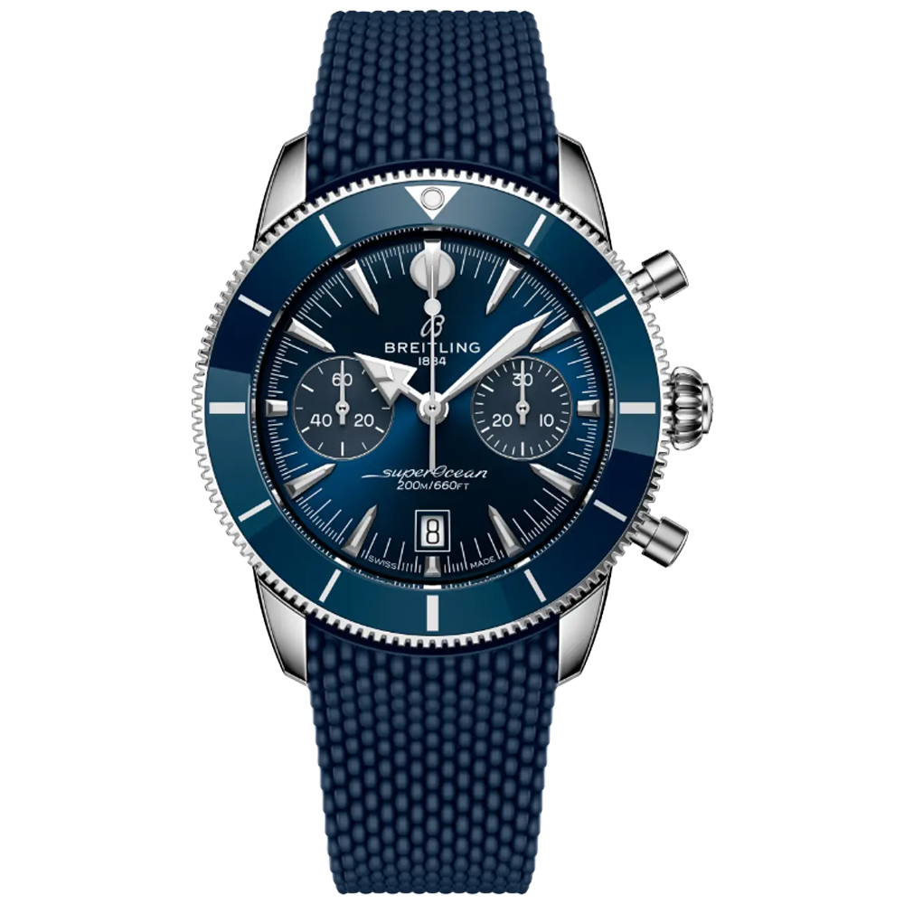 Breitling AB0156161C1S1 Superocean Heritage Automatic B01 Chronograph 42 blå