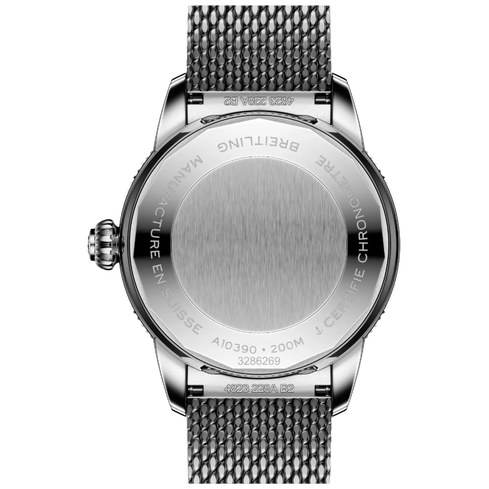 Breitling A10390361L1A1 Superocean Heritage Automatic 36 ljusgrön baksida
