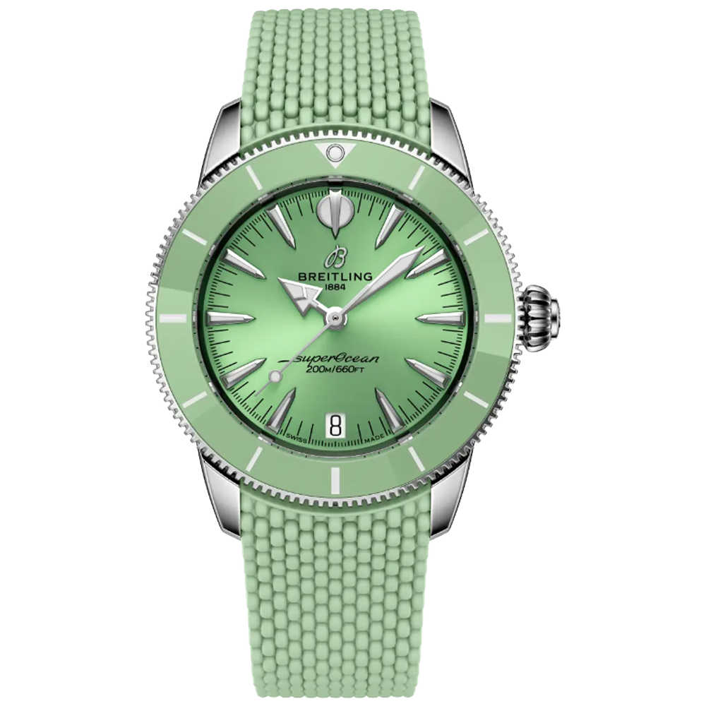 Breitling A10390361L1S1 Superocean Heritage Automatic 36 ljusgrön