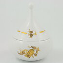 Björn Wiinblad (Quatre Couleurs 1970s) White Jar Golden Decor 11 cm