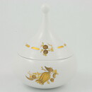 Björn Wiinblad (Quatre Couleurs 1970s) White Jar Golden Decor 11 cm