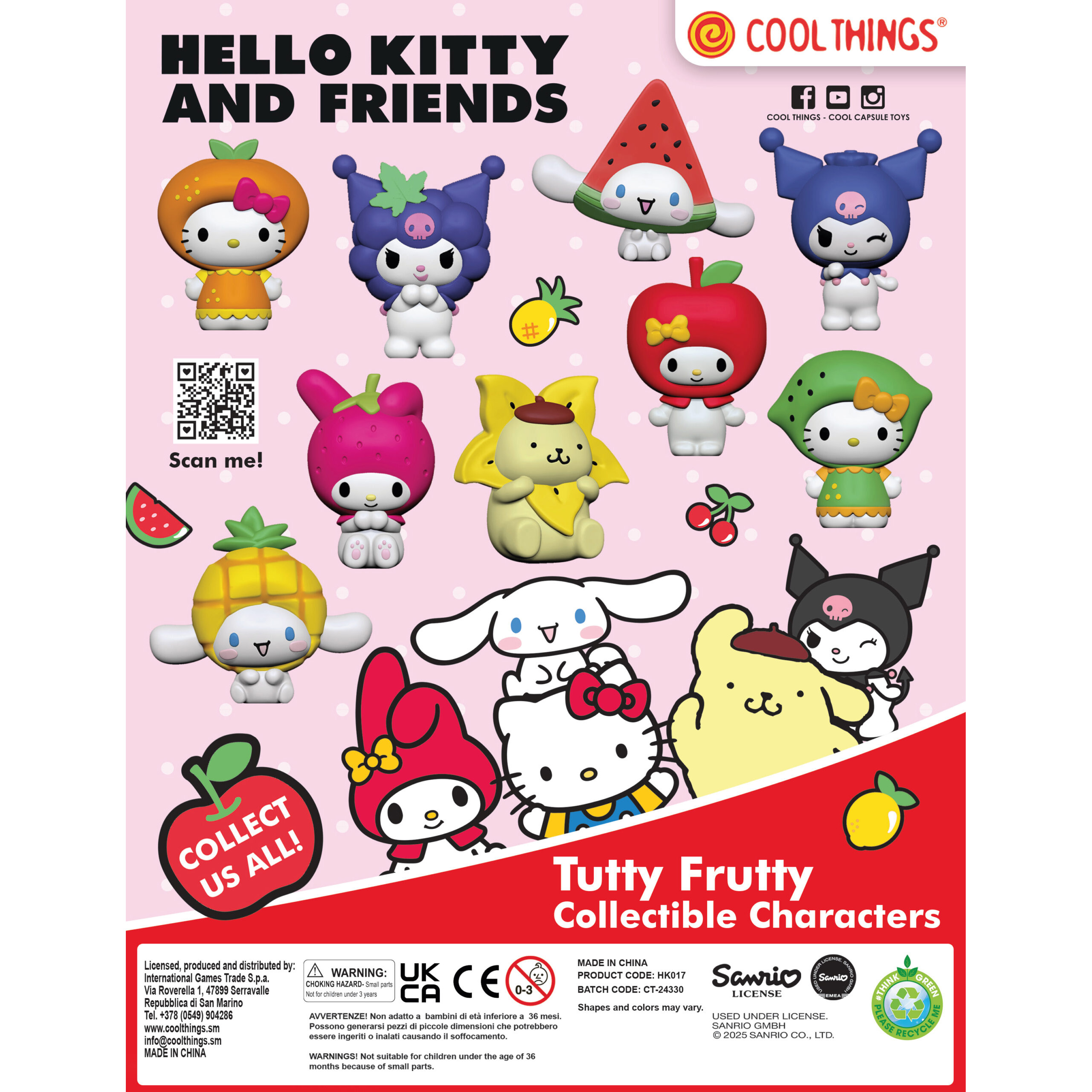 Hello Kitty and Friends Tutty Frutty Capsule - 4