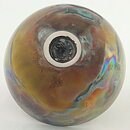 イサク・イサクソン  一点もの  オイリーな結晶釉のボウル  茶碗  (11cm)  2000年代  #8