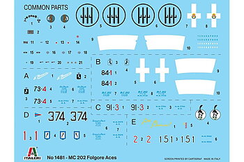 MC.202 Folgore Aces 1/72