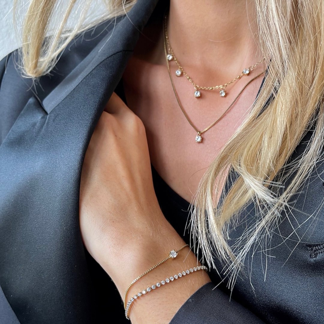 Bud to Rose Armband tennis -guld - 2