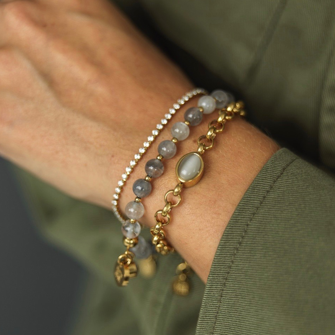 Bud to Rose Armband tennis -guld - 3