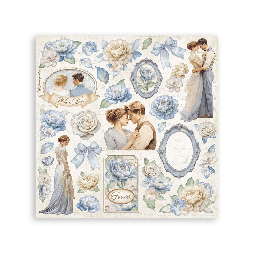Stickers mm 165x165 4 sheets - Timeless  - 3