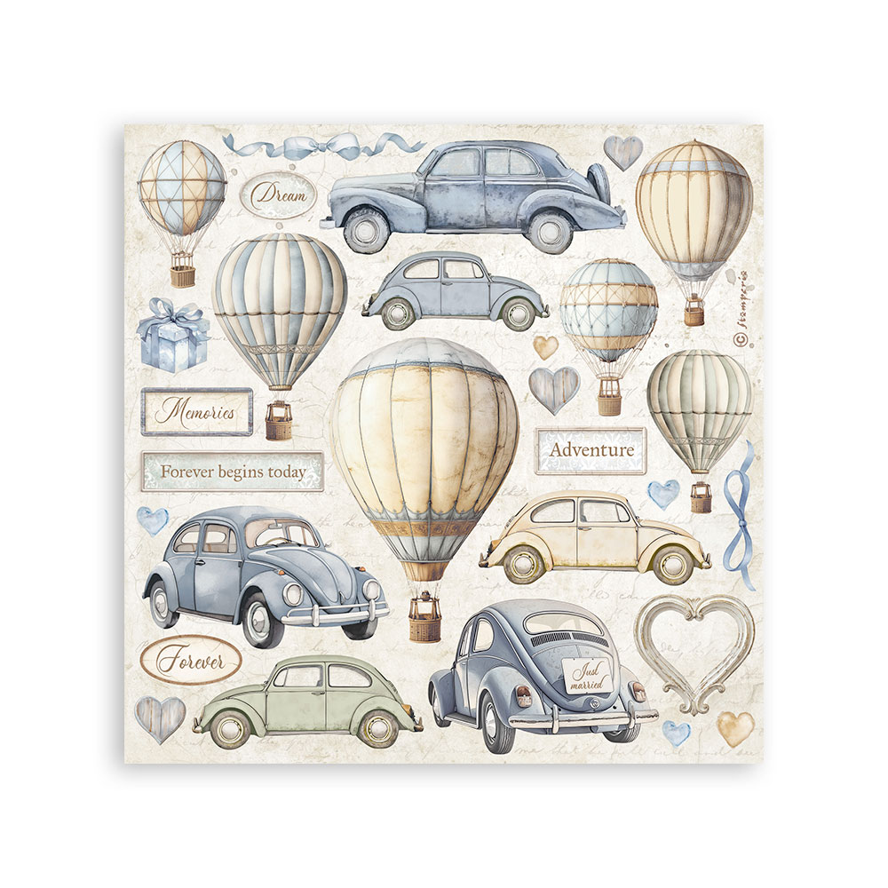 Stickers mm 165x165 4 sheets - Timeless  - 5