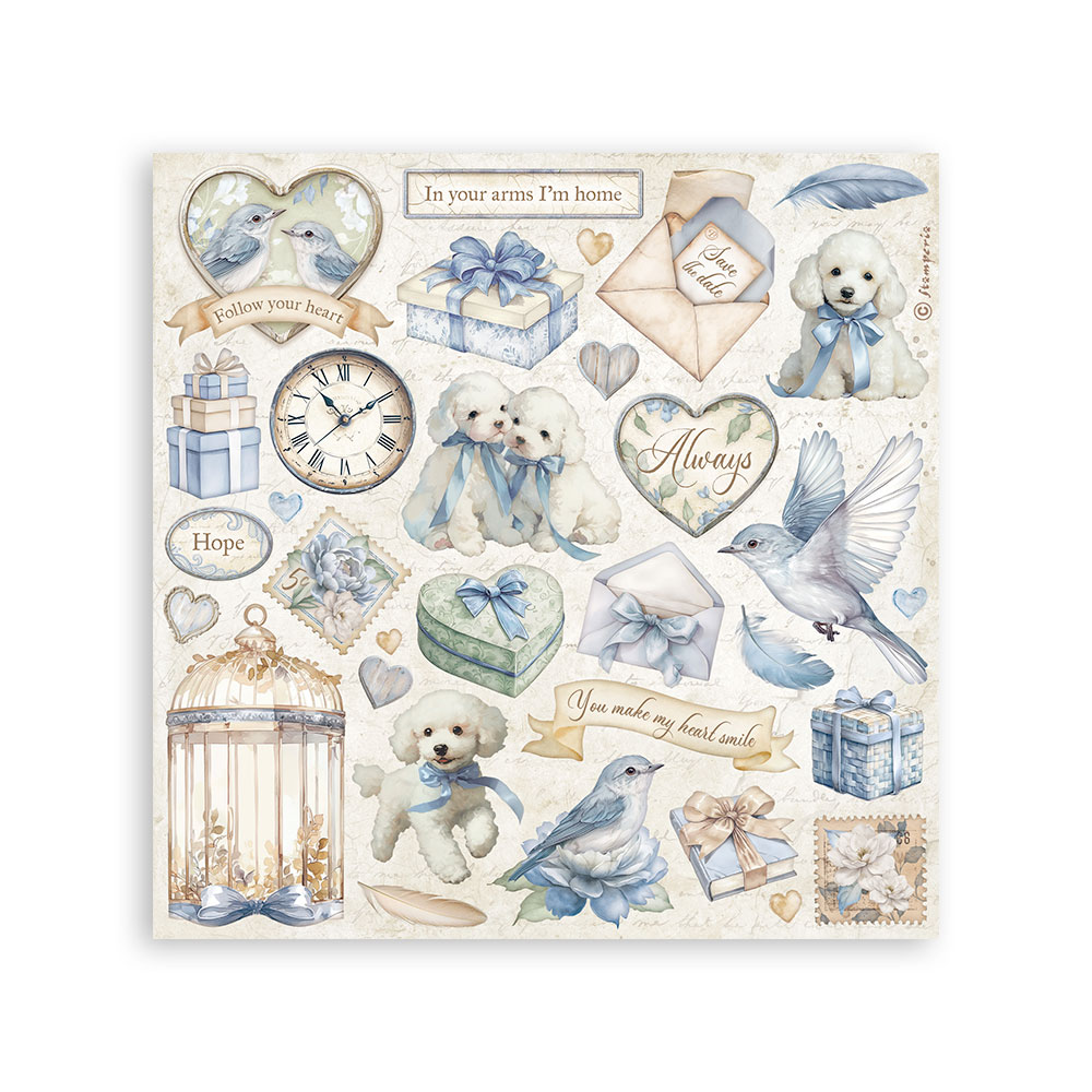 Stickers mm 165x165 4 sheets - Timeless  - 2