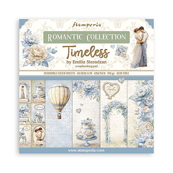 Scrapbooking Small Pad 10 sheets cm 20,3X20,3 (8"X8") - Timeless 