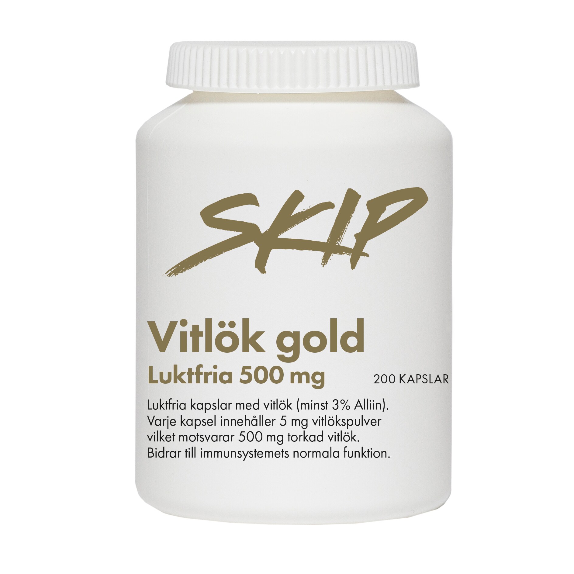 Vitlökskapslar 200 kapslar Skip Nutrition