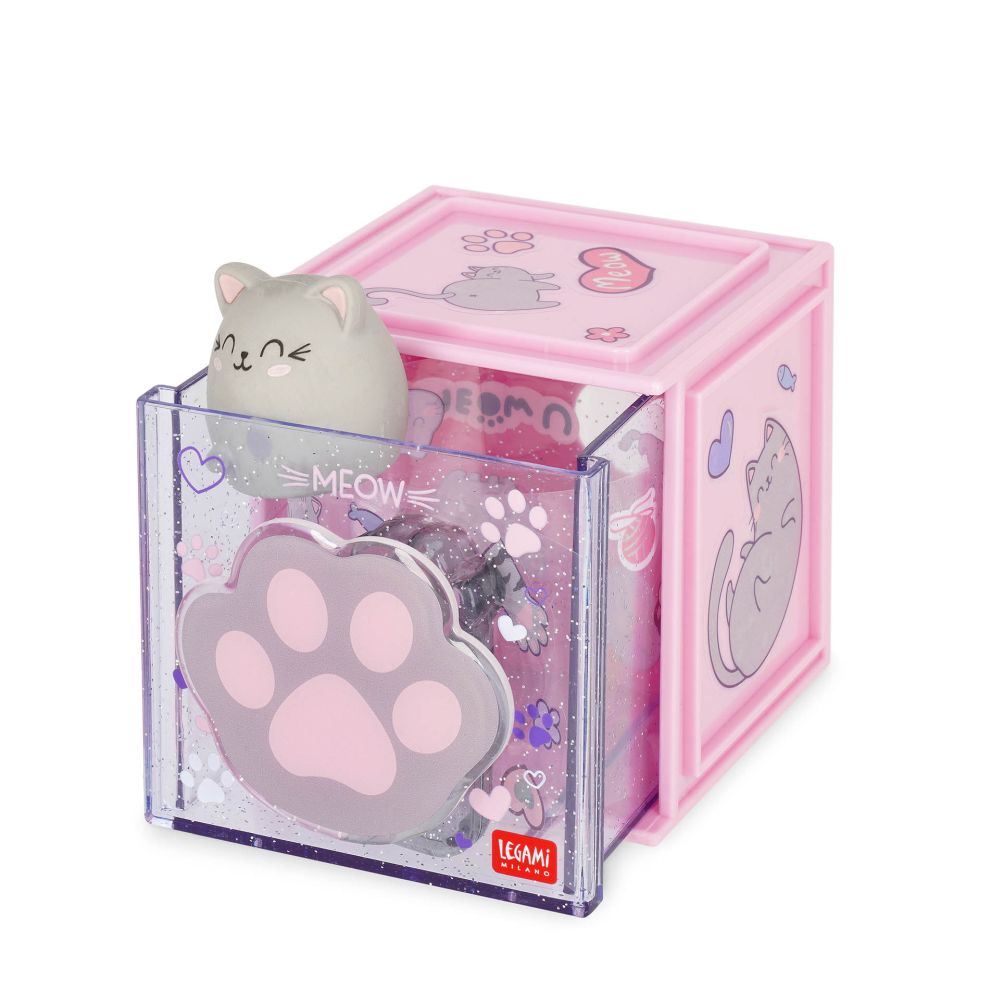 Cutie Cube, Stationery box, Kitty - 3