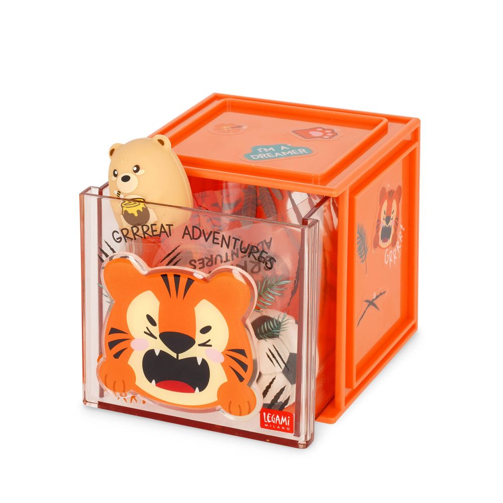 Cutie Cube, Stationery box, Tiger - 3
