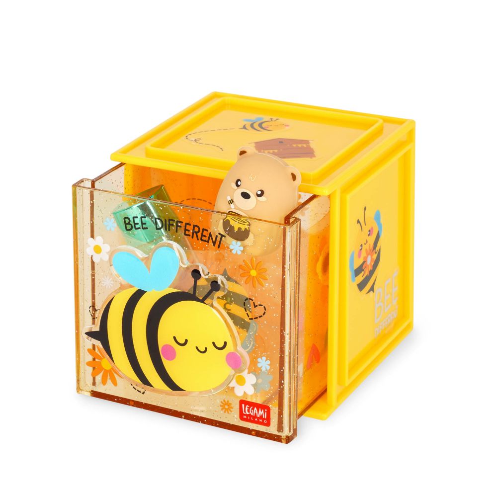 Cutie Cube, Stationery box, Bee - 3