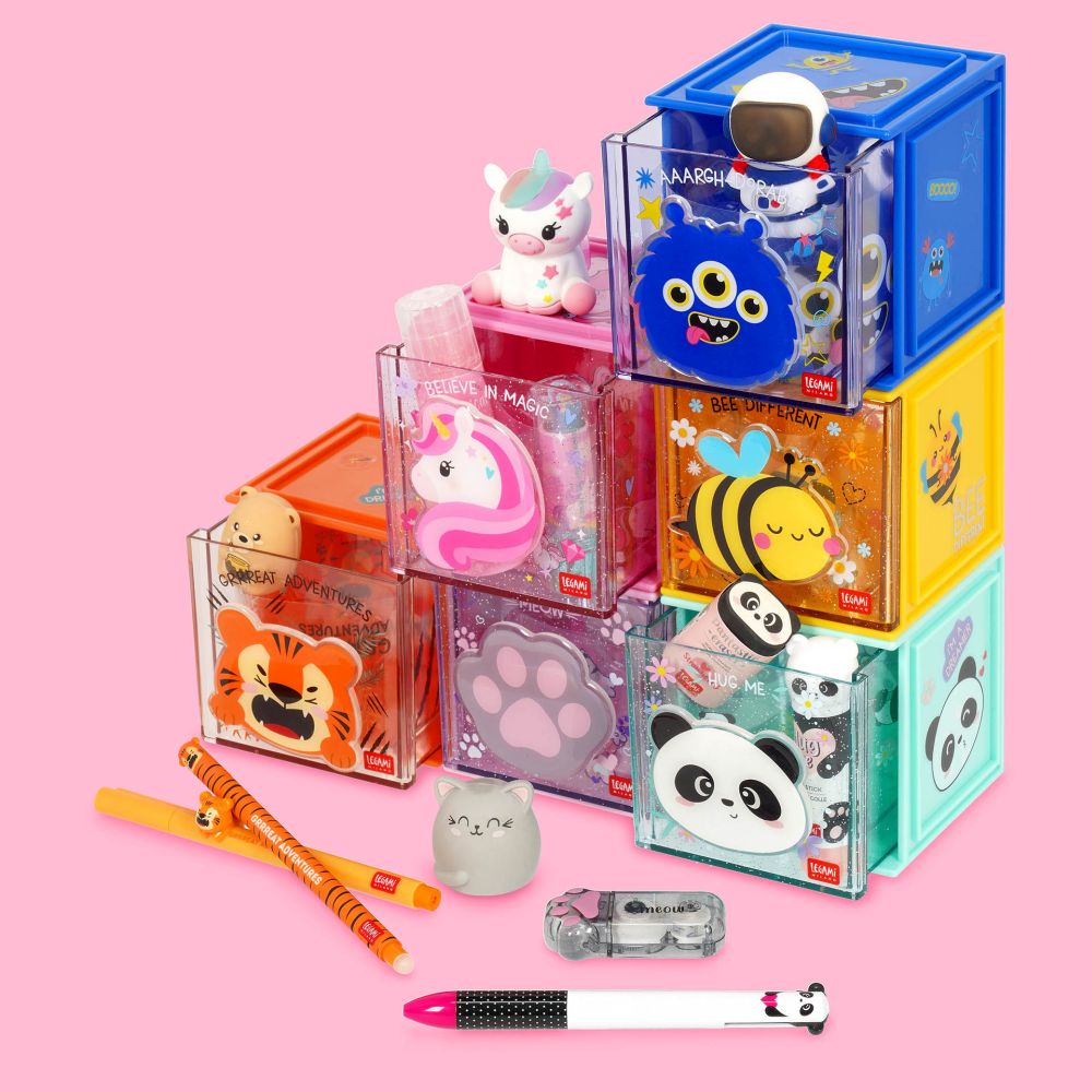 Cutie Cube, Stationery box, Monster - 6
