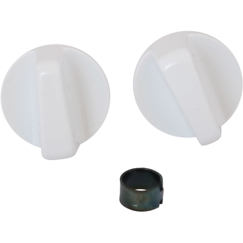 Kit: Vred (böjd pan.) + låsclips F2000 vit
