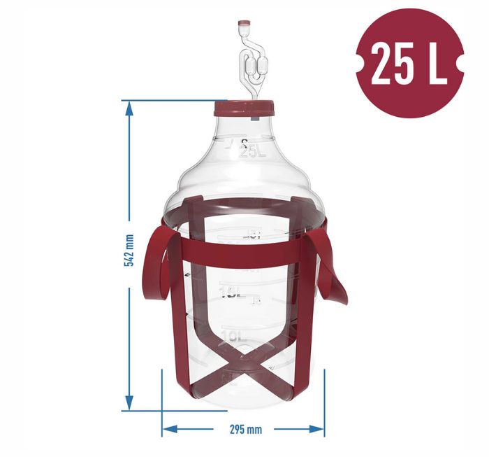Komplett jäskärl i PET 25 l, med bärsele - 2