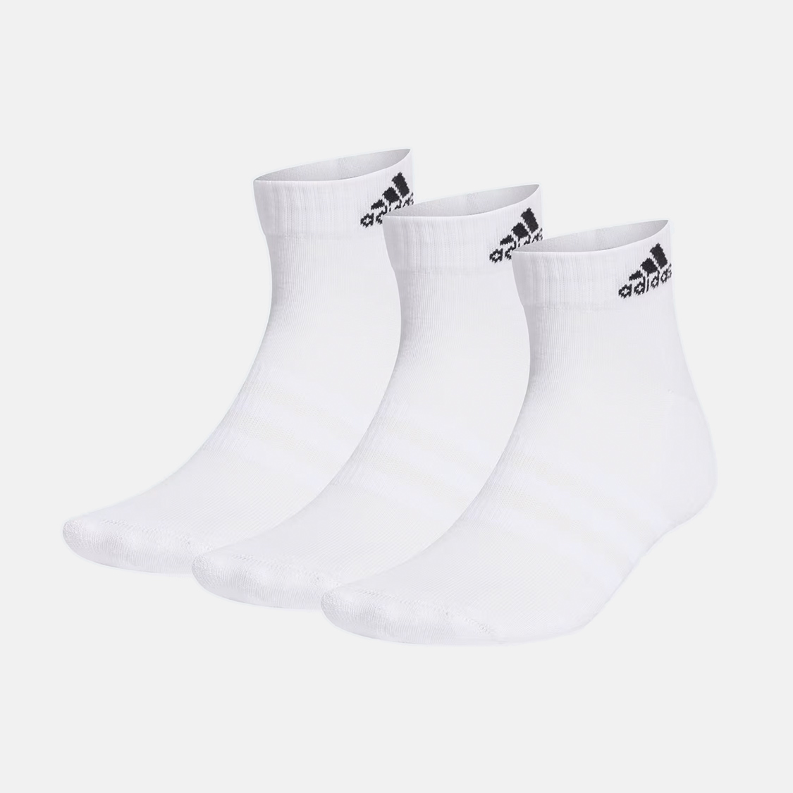 Adidas - Cushioned Sportswear Ankle Socks 3p White/Black