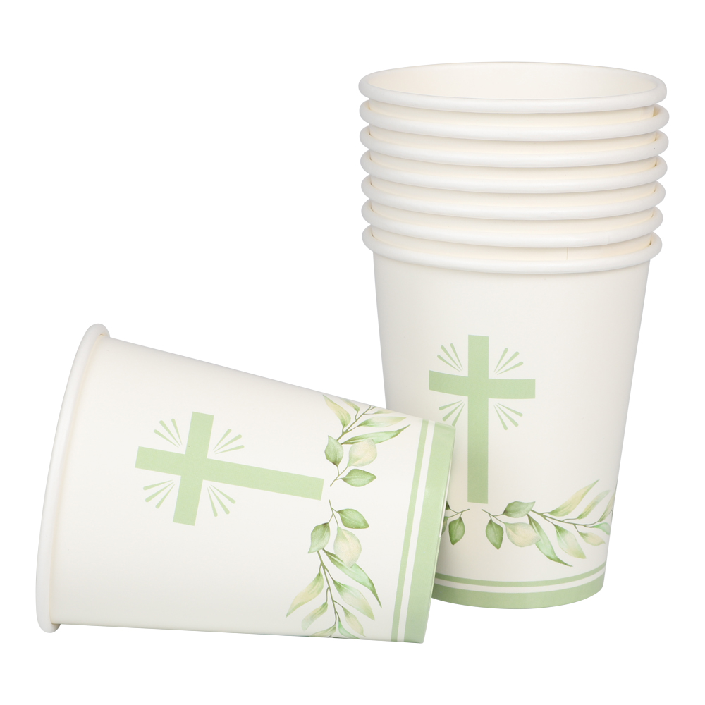 Paper Cups Cross 8pcs - 2