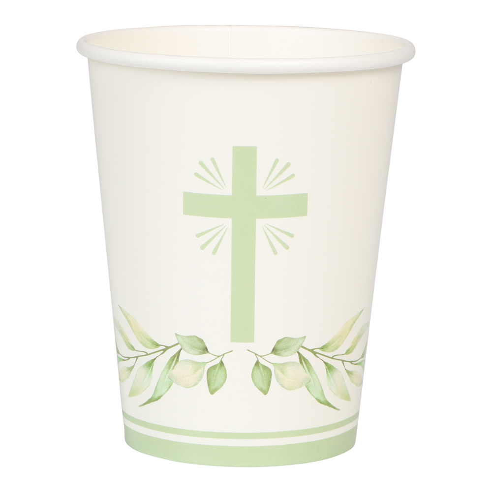 Paper Cups Cross 8pcs