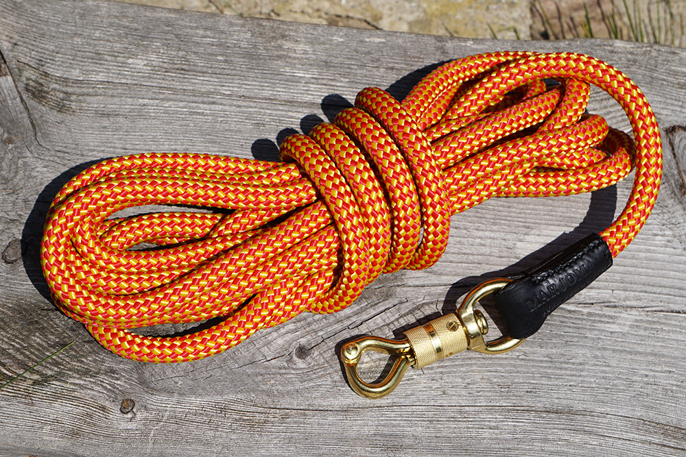 Horsemanship rope, 6 m Marjoman Iberia, with 360° carabiner
