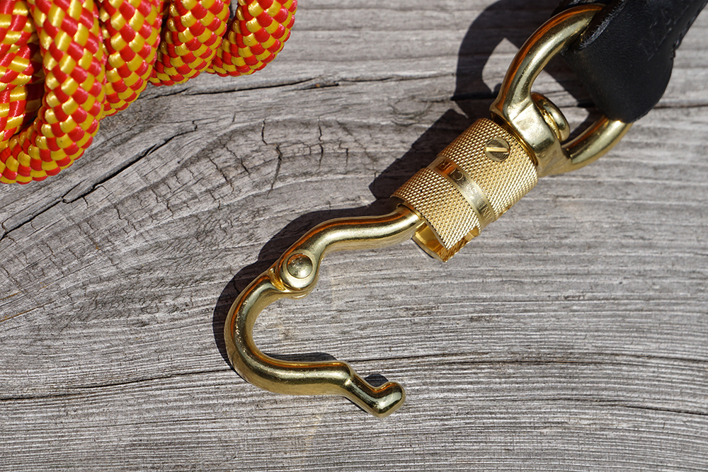 Horsemanship rope, 6 m Marjoman Iberia, with 360° carabiner - 5