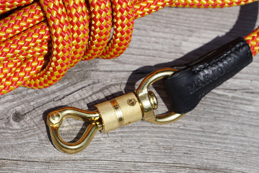 Horsemanship rope, 6 m Marjoman Iberia, with 360° carabiner - 4