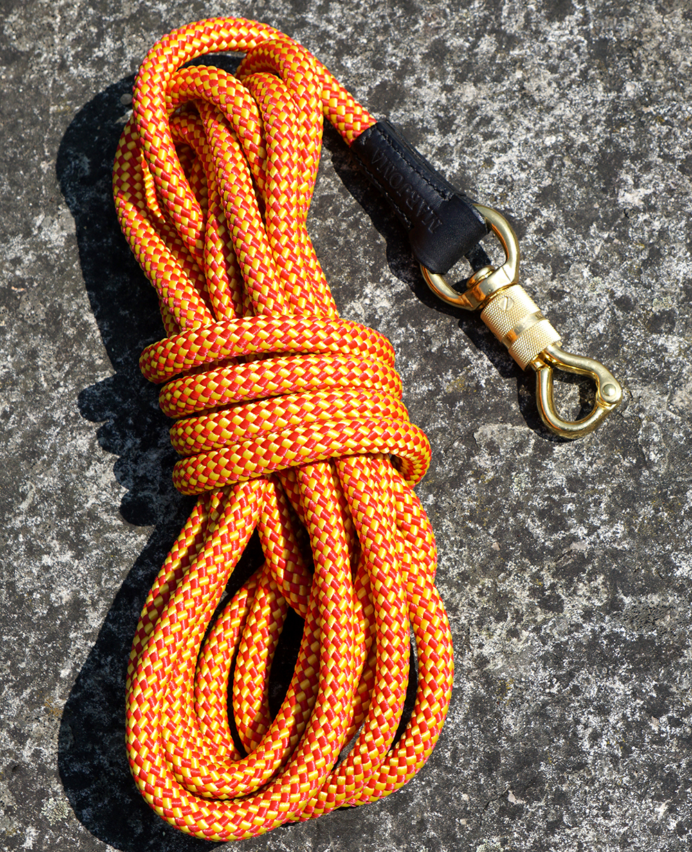 Horsemanship rope, 6 m Marjoman Iberia, with 360° carabiner - 2