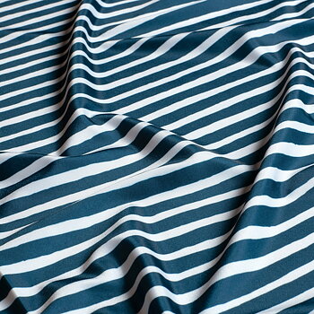 LYCRA - STRIPES PETROL