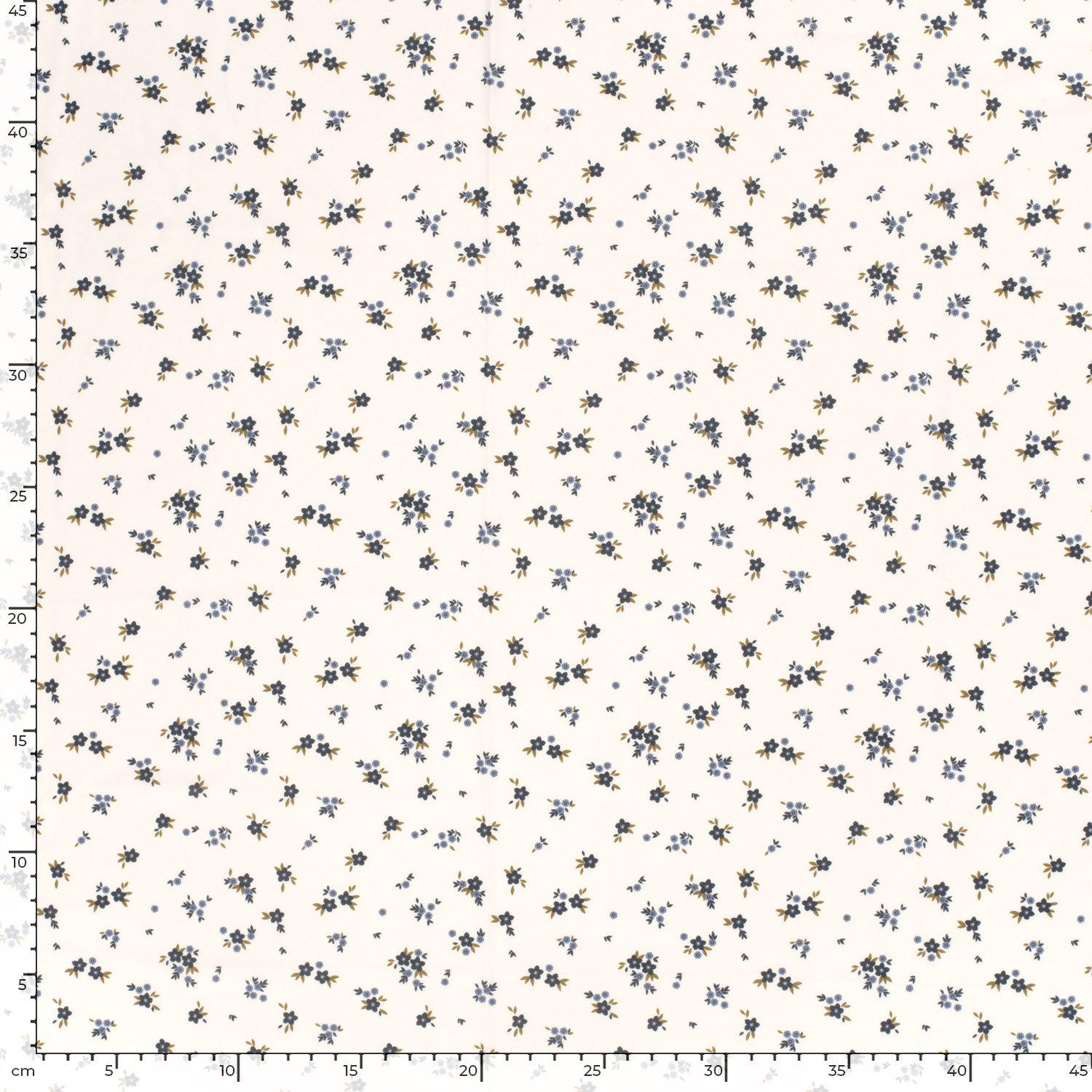 LYCRA - MINI FLORALS BLUE - 5