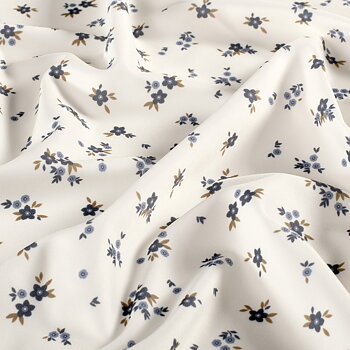 LYCRA - MINI FLORALS BLUE