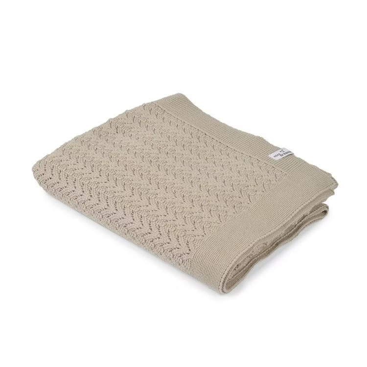Mini Dreams Stickad Filt Lace- Sand