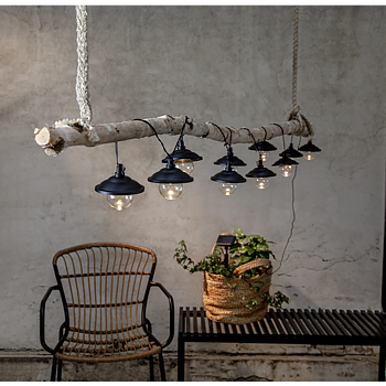 STAR TRADING Solcellsslinga Globe Shade