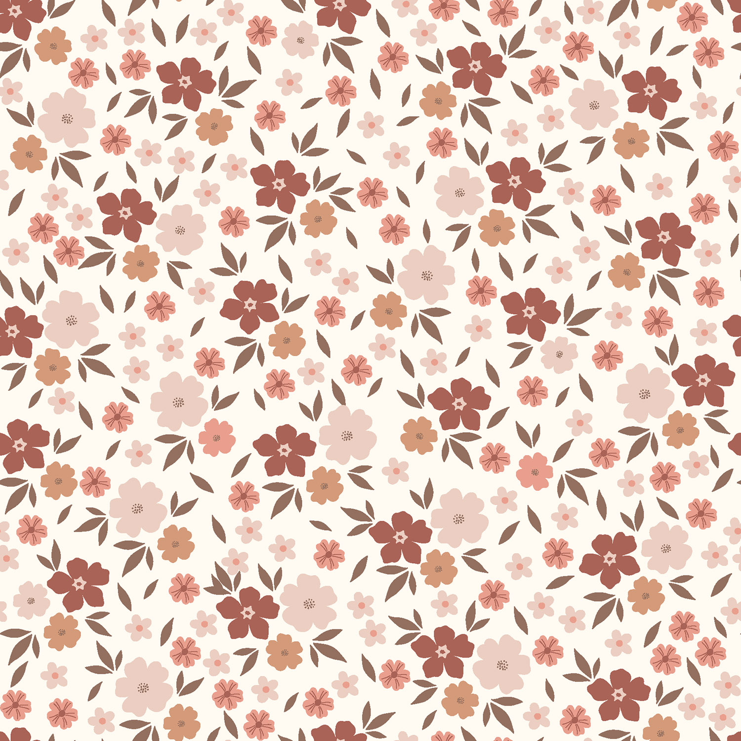 MINI FLORALS - REDWOOD