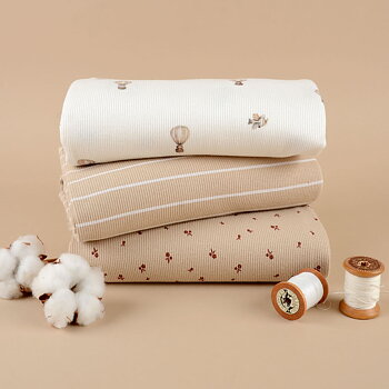 MINI FLORALS BEIGE  - RIBBAD 
