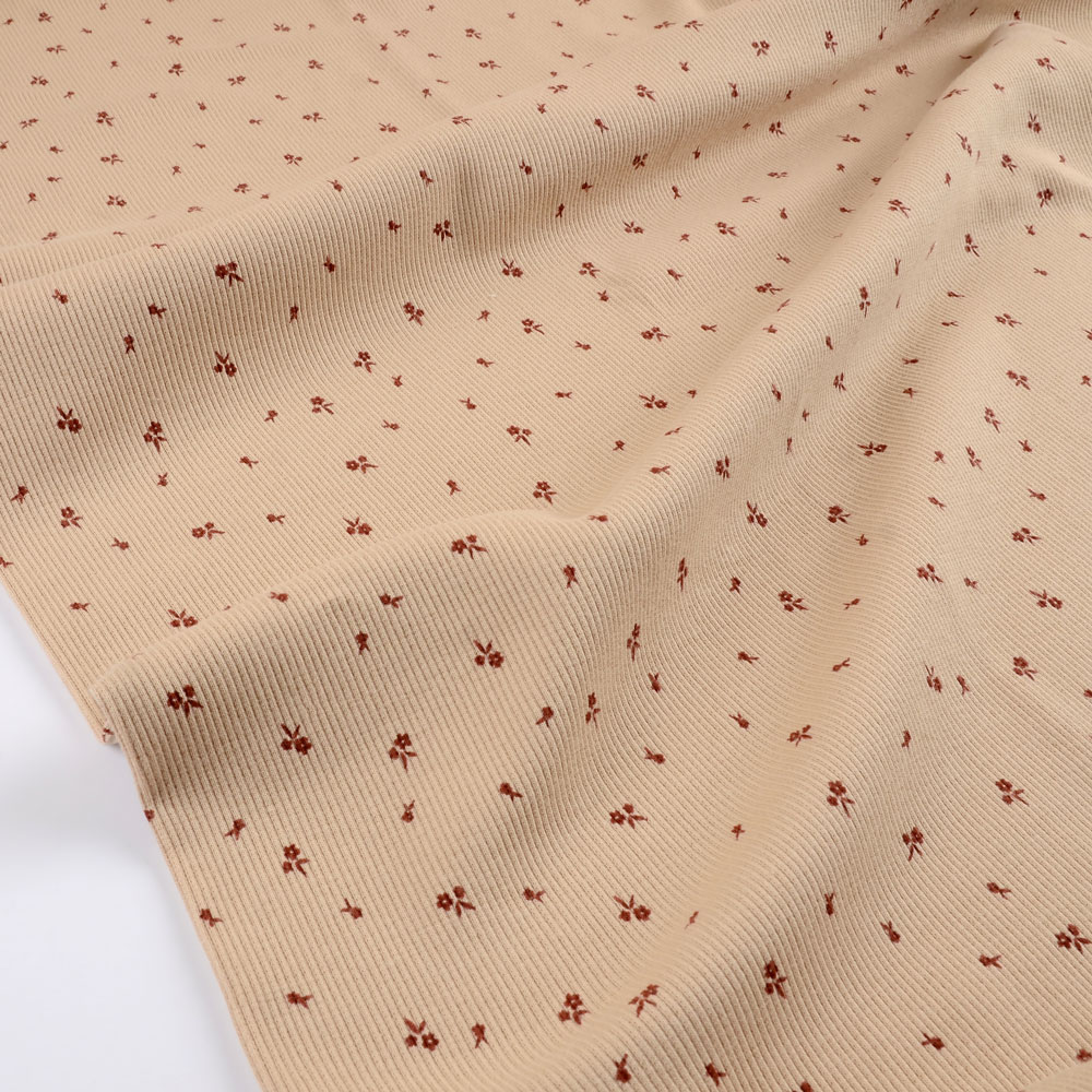 MINI FLORALS BEIGE  - RIBBAD  - 5