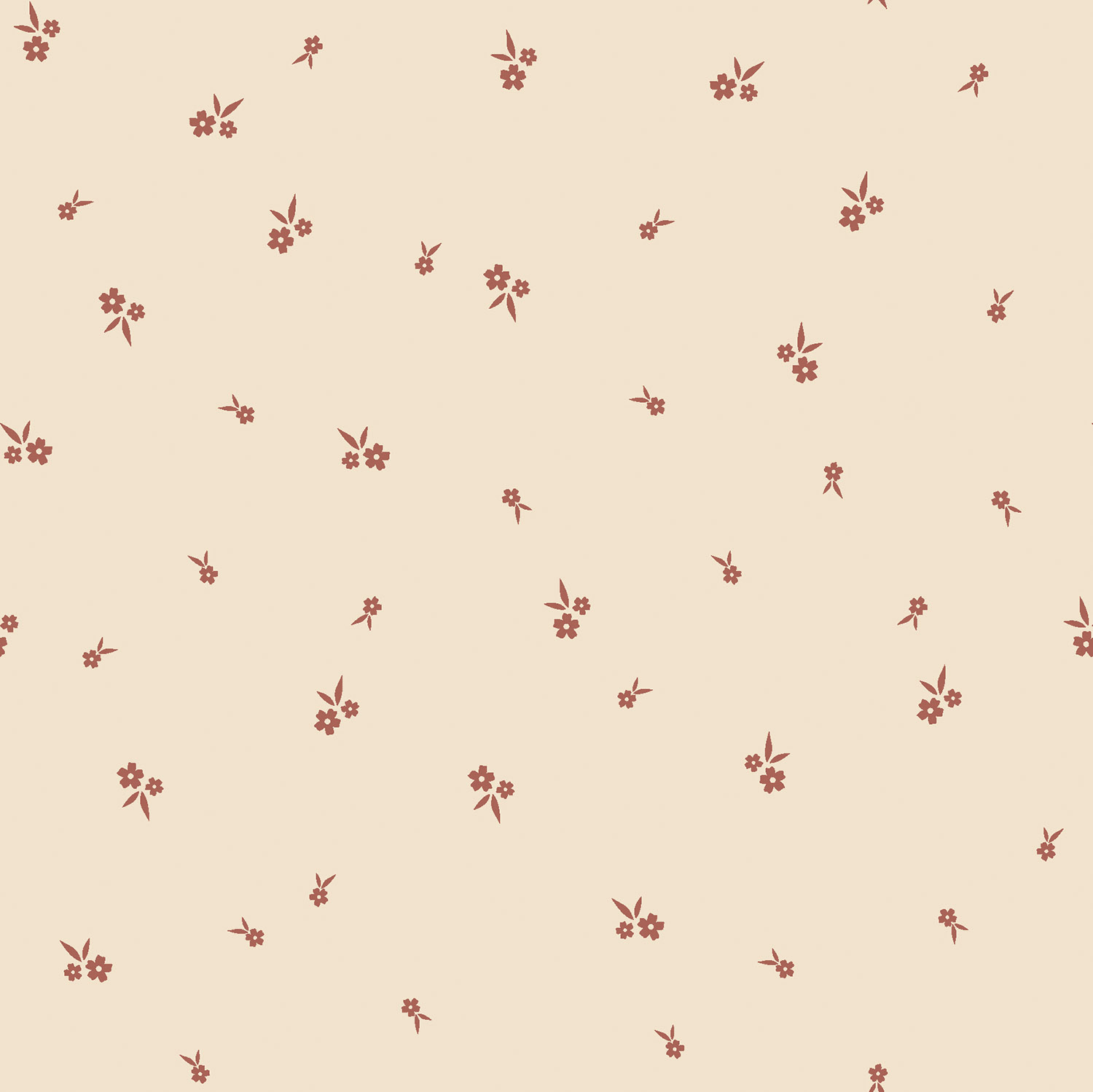 MINI FLORALS BEIGE  - RIBBAD  - 3